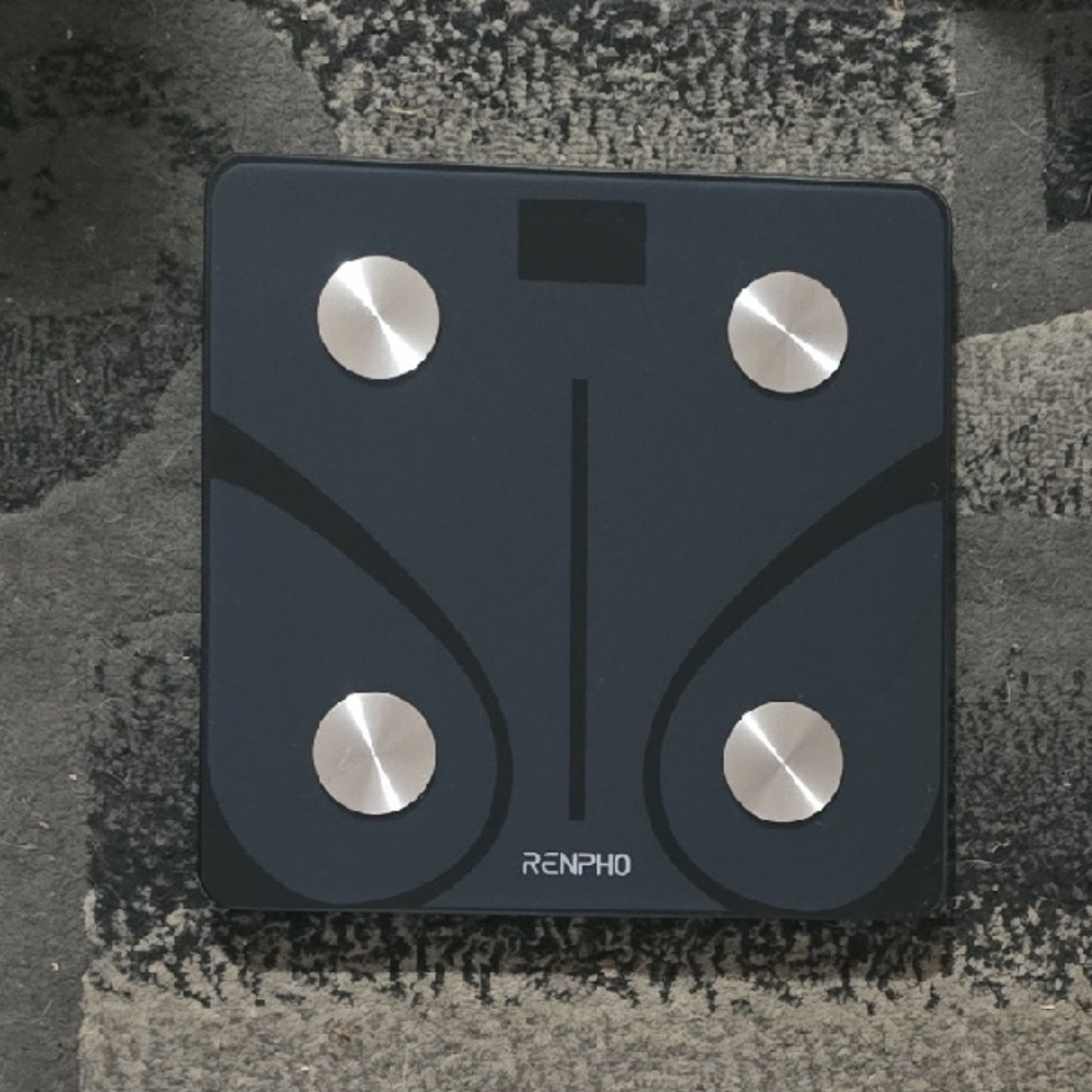 RENPHO Black Digital Bathroom Scale